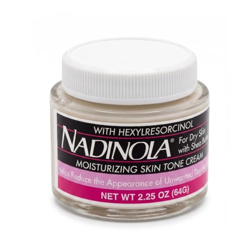 Nadinola Skin Discoloration Cream for Dry Skin - 2.25 oz Face Treatment