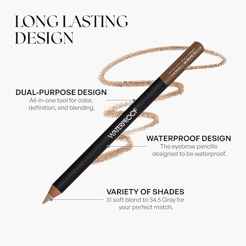 SORMÉ Waterproof Eyebrow Pencil in Soft Blonde - Dual Purpose Makeup
