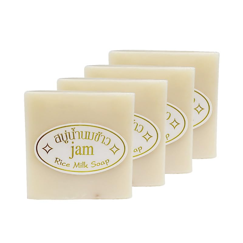 Handmade Rice Soap - 6 Pack (65g Each) for Daily Use