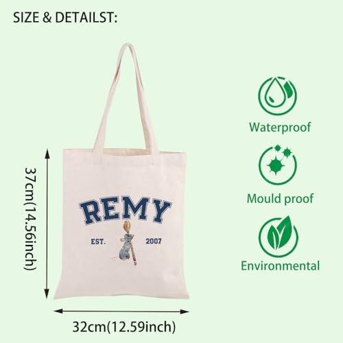 Remy Canvas Makeup Bag - Cute Mouse Chef Cosmetic Zipper Pouch