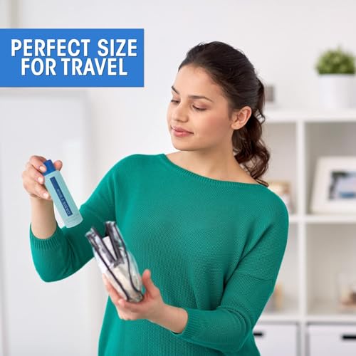 Travel-Size 2-in-1 Shampoo & Conditioner Set - Leak-Free Mini Bottles, 10 Pack