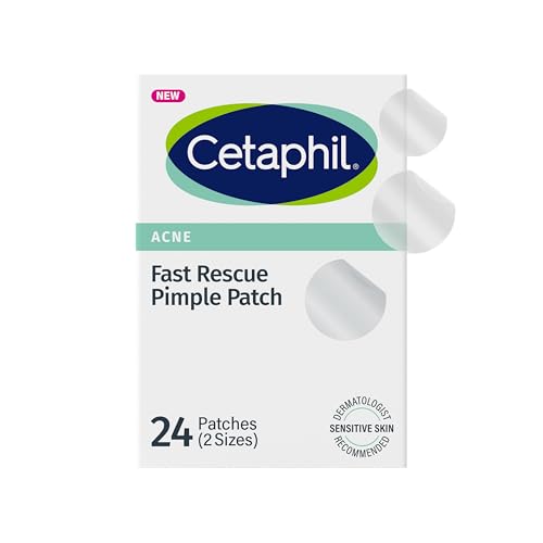 Cetaphil Acne Patches 24 Count with Salicylic Acid & CICA for Sensitive Skin