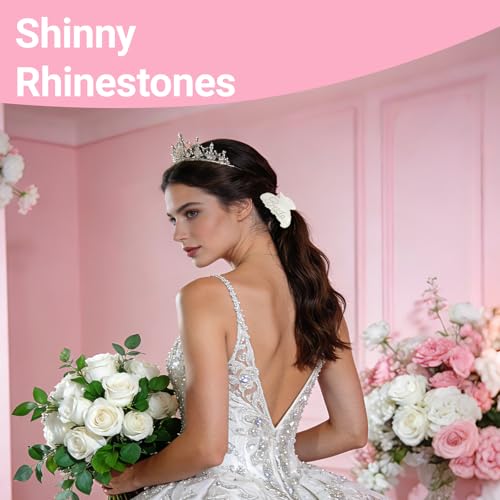 Bride Hair Claw Clip - Sparkling Wedding Accessory for Bachelorette Party