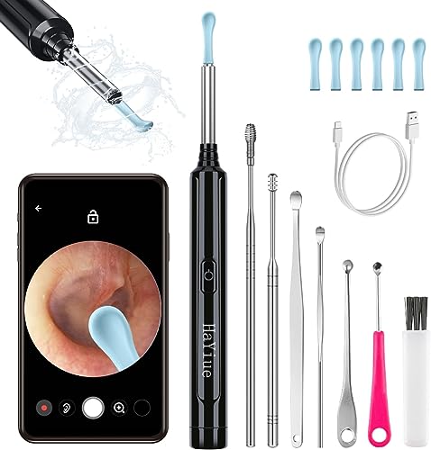 Wireless Ear Wax Removal Camera Kit 1296P HD with 6 Ear Tools & LED Lights