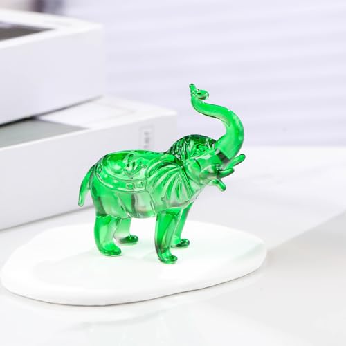 Crystal Elephant Figurine - K9 Glass Home Decor Statue