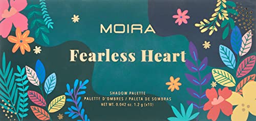 Moira Fearless Heart Palette - 10 Highly Pigmented Shades