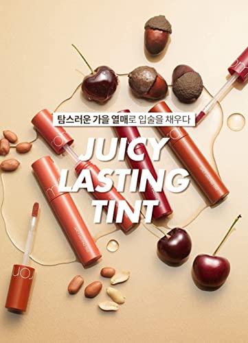 rom&nd Juicy Lasting Tint 10 NUDY PEANUT Long-Lasting Lip Color, MLBB, Natural Finish