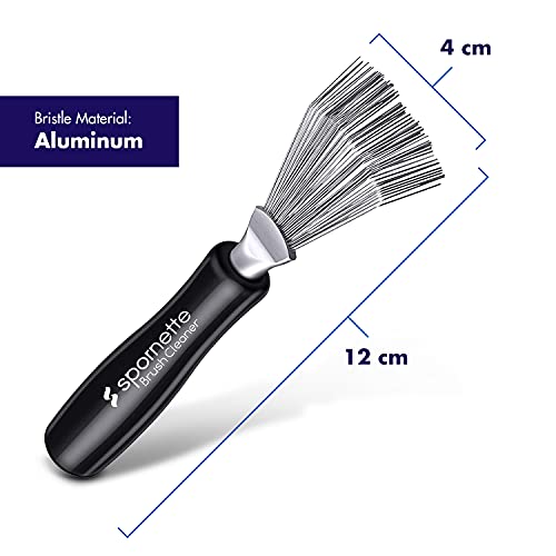 Spornette Hair Brush Cleaner Rake Tool - Ergonomic Design