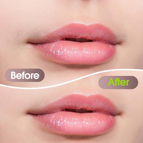 Rose Gold Electric Facial Hair Removal Device for Women - Painless Razor