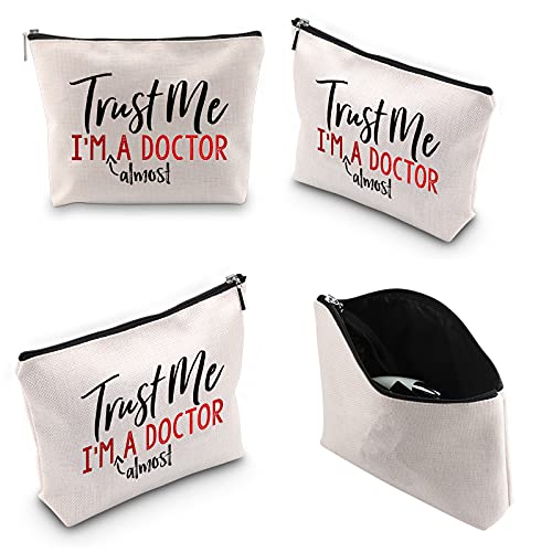 Doctor Graduation Makeup Bag - Trust Me I'm Almost A Doctor