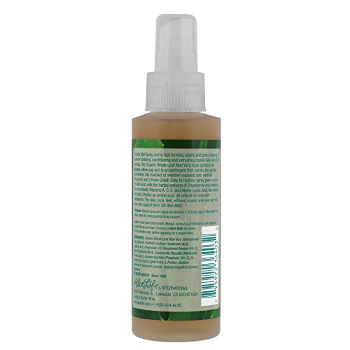 Aloe Life SG Aloe Mist Gel - Topical Skin & Hair Conditioner, 4 oz