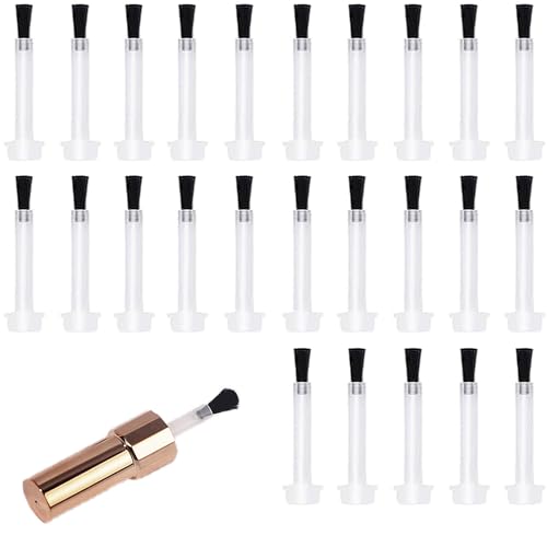 25-Piece Replacement Nail Polish Brush Kit with Handle