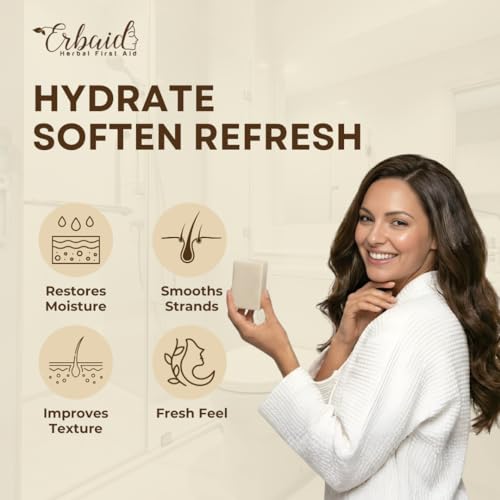 Coconut Oil Shampoo Bar for Dry Hair – Hydrating & Plastic Free