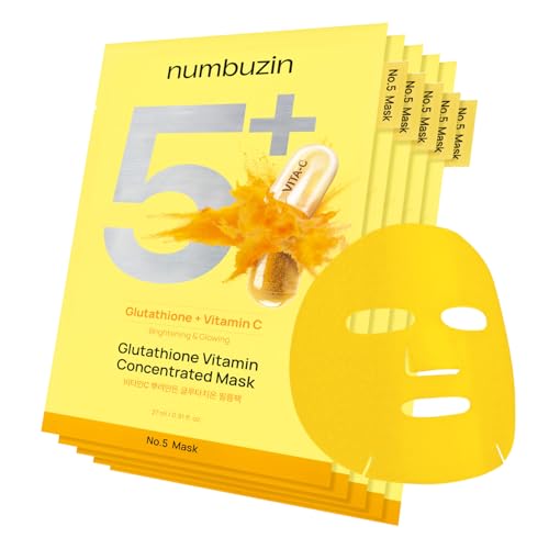numbuzin No.5 Sheet Mask - Vitamin C & Glutathione for Radiance