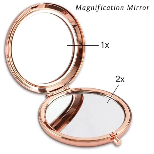 Personalized Compact Mirror for Women - Custom Gift for Her