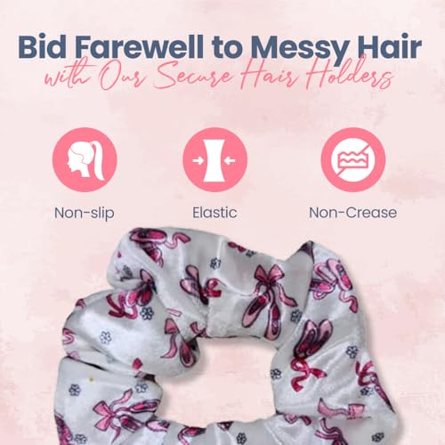 Premium Velvet Dance Scrunchie for Girls - Perfect for Dancers