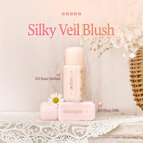 Dasique Soft Veil Blush #04 Rosy Milk - Moisturizing Cream Finish