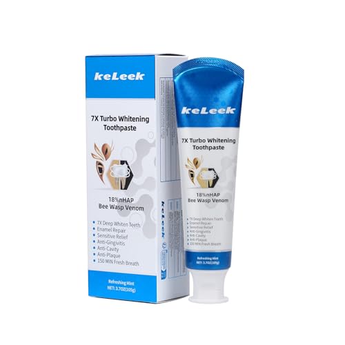 KeLeek Brightening Hydroxyapatite Toothpaste for Enamel Care