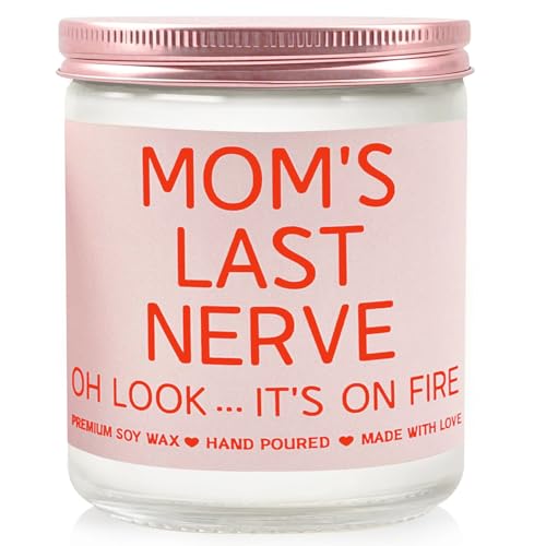 Funny Lavender Scented Candle for Mom | 50-Hour Soy Wax Gift