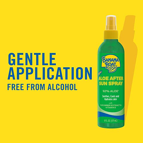 Banana Boat After Sun Aloe Vera Spray, 6 Fl Oz Cooling Skin Care