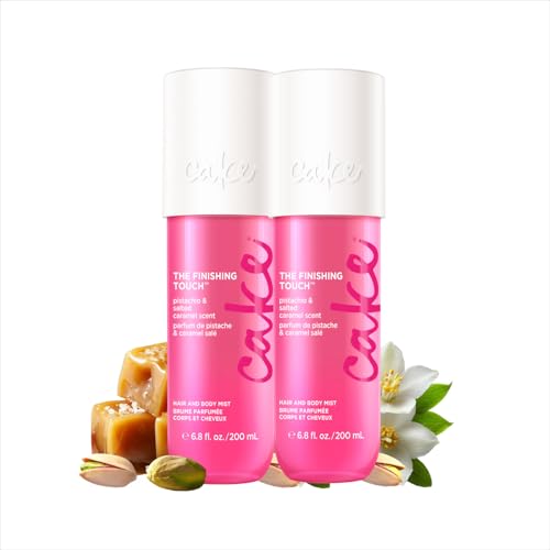 Cake Beauty The Finishing Touch Pistachio & Salted Caramel Hair & Body Mist 13.6 Fl Oz - Pack of 1