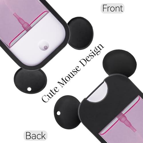 TERPINK Silicone Case for Touchland Spray - Mouse Design with Keychain