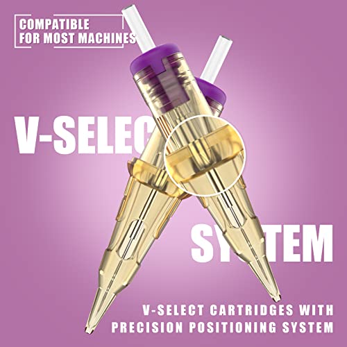 EZTAT2 V-Select 1401RL Tattoo Cartridge Needles for Eyebrows