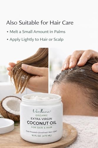 Verdana Organic Coconut Oil - Extra Virgin Cold Pressed Skin & Hair Care