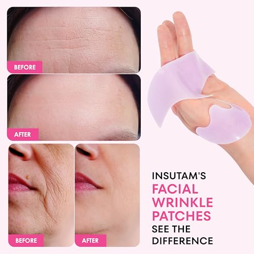 Insutam Forehead & Smile Line Wrinkle Patches - Overnight Anti-Aging Care