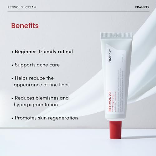 FRANKLY Retinol 0.1% Cream - Anti-Aging Night Cream with Ceramides & Ginseng