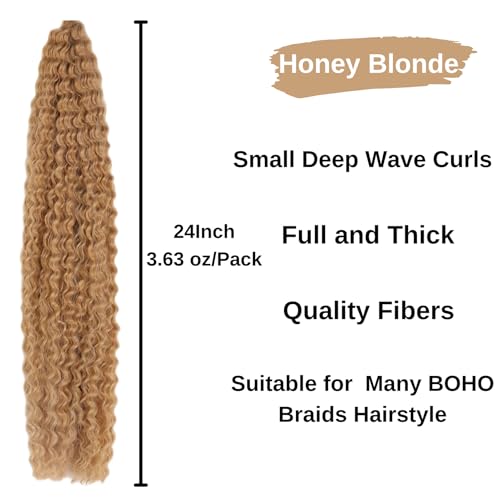 Honey Blonde Pre-Stretched Braiding Hair - 26 Inch, 5 Packs