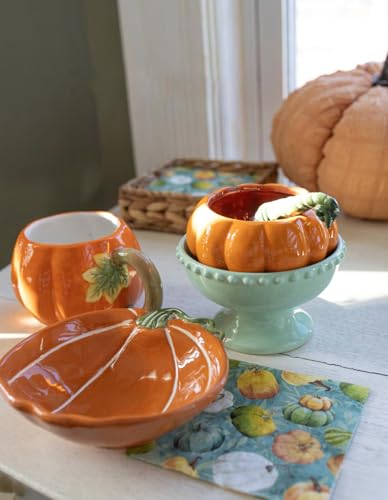 Boston International Pumpkin Ceramic Coffee Mug - 16oz