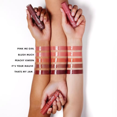 e.l.f. Sun Boss Lip Gloss SPF 25 - Blush Much? Tinted High-Shine Lip Moisturizer