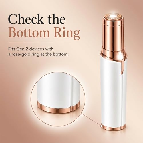 Ceooe 6 Pack Replacement Heads for Flawless Gen 2 Facial Hair Remover - Compatible with Finishing Touch Women's Razor