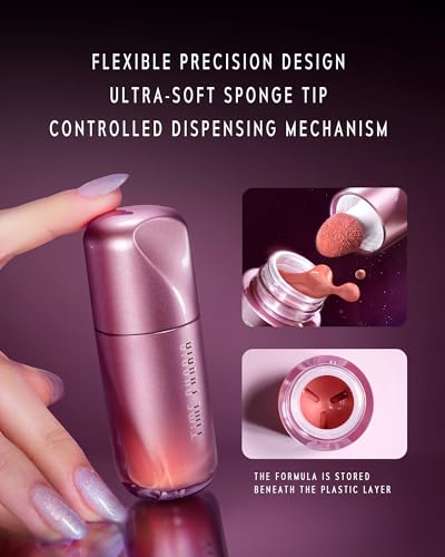 TIMEPHORIA Liquid Blush Rose Dawn - Natural Matte Finish, Long-Lasting Face & Lip Tint, Highly Pigmented, Easy-Blend Makeup Stick