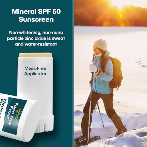 AR Winter SPF 50 Sunscreen Stick for Face, Cold & Wind Protection, 0.65oz