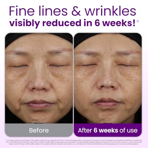 Clean Skin Club Healthy Aging Clean Towels XL - Travel Pack of 10