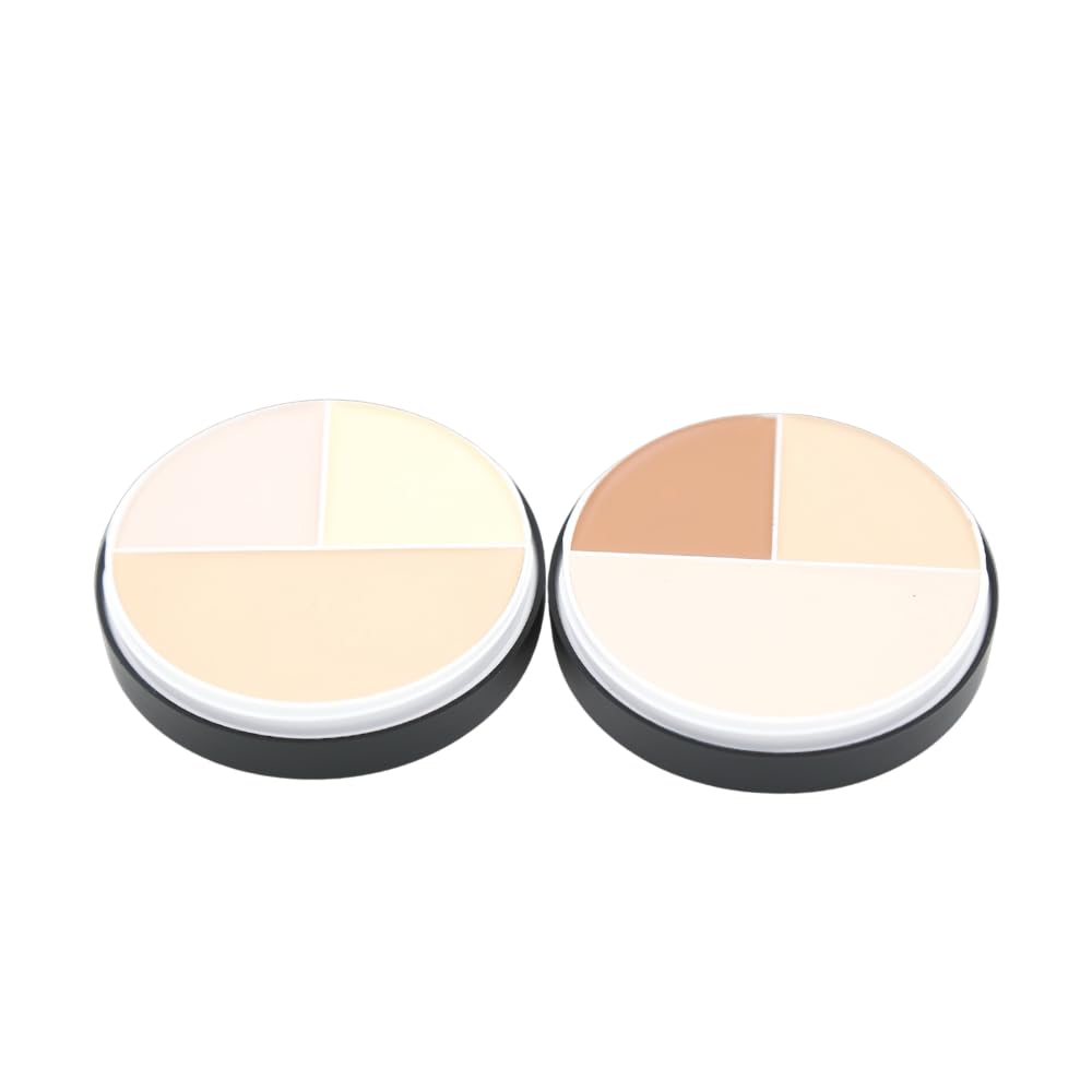 3 Color Concealer Cream - Contour & Correct Skin Imperfections | Shade 02