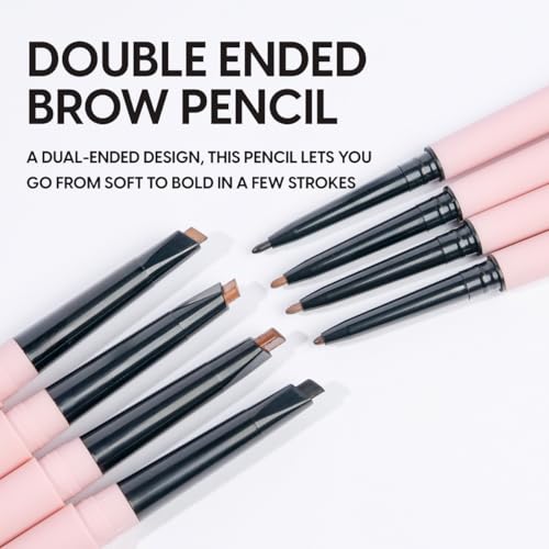 Kara Beauty Browfector Double Ended Eyebrow Pencil - Dark Brown
