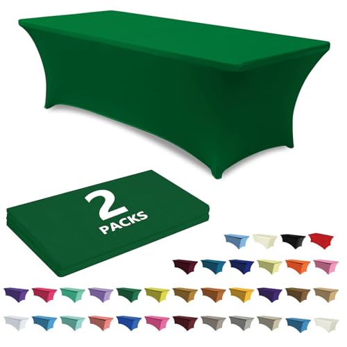ABCCANOPY 4FT Spandex Table Covers - 2 Pack, Wrinkle Resistant