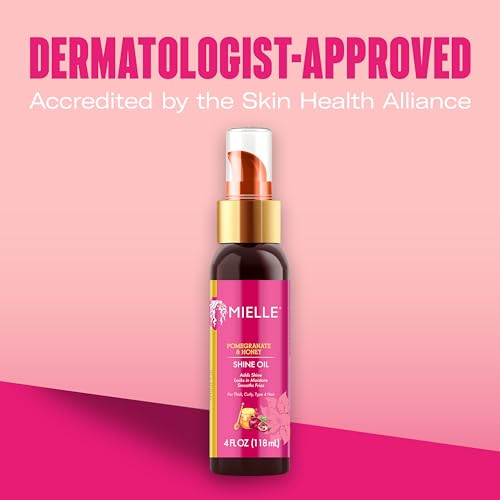 Mielle Organics Pomegranate & Honey Lightweight Hair Oil for Curly & Coily Hair - 4 fl oz