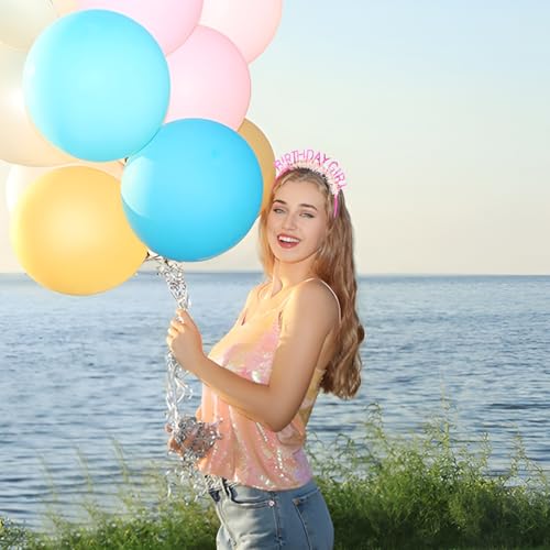 CAVETEE Birthday Crown Tiara for Women and Girls - Party Decoration