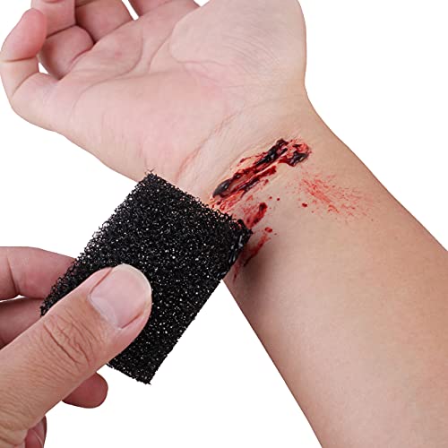 30g Coagulated Blood Gel for SFX Makeup with Stipple Sponge