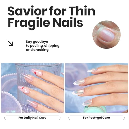 Beetles Glitter Nail Polish Set - 6 Quick Dry Colors with Pearl Finish