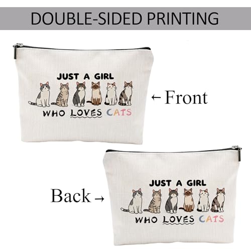 Choinn Cat Lovers Makeup Bag - Waterproof Cosmetic Pouch