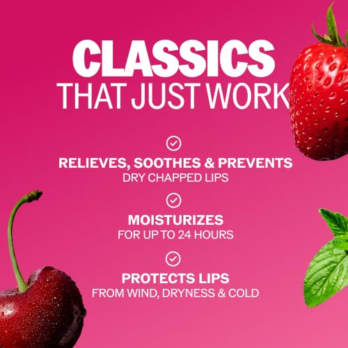 ChapStick Classic Collection Flavored Lip Balm Set with SPF 15 - Pack of 15 Tubes