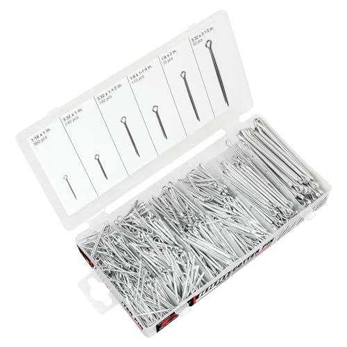 Performance Tool W5204 1000-Piece Cotter Pin Assortment Kit