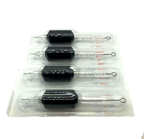 Tatmax 20Pcs 1 Inch Tattoo Needle & Tube Set - 5M1 7M1 9M1 11M1 13M1 15M1, 7 Mag/M1 (Variation: 7 Mag/M1)