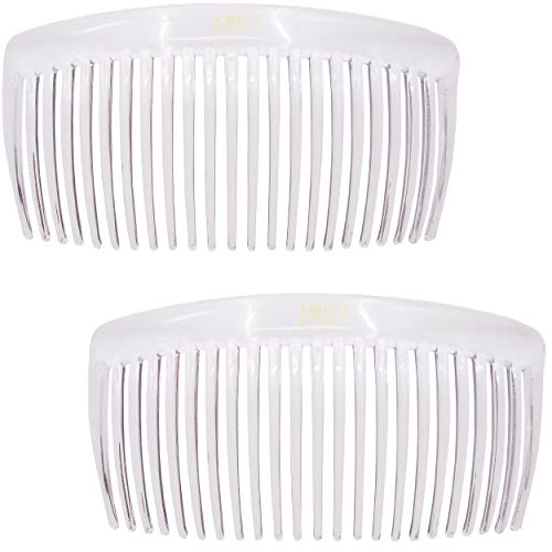 Camila Clear Large French Twist Hair Side Comb - 4" Clip
