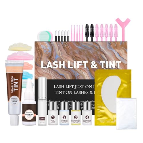 Ehinew Professional Lash Lift and Tint Kit - DIY Eyelash Perming Set